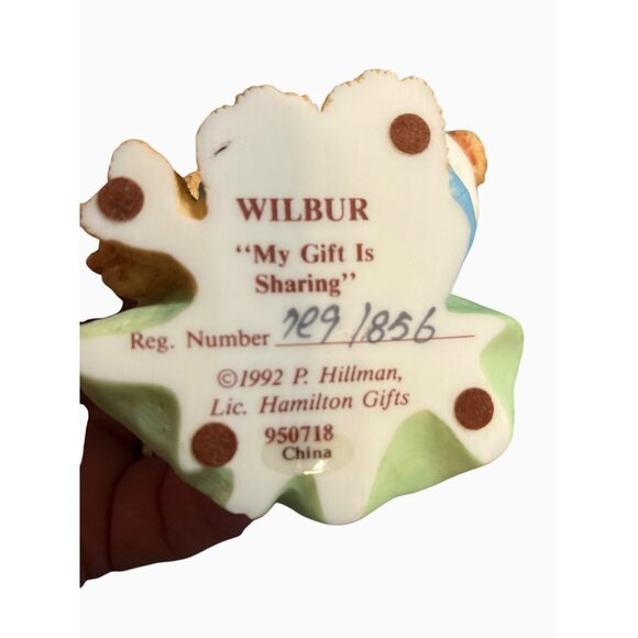 Cherished Teddies Wilbur My Gift Is Sharing Bear Figurine One of the Three Kings - Picture 3 of 12
